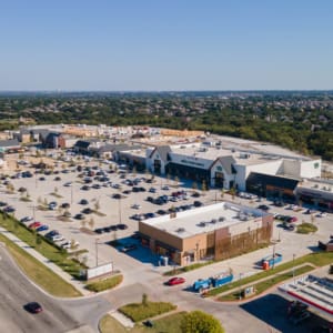 Shopping center aerial
