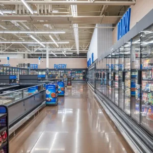 Walmart, remodel, new interior, corporate branding, retail store, grocery store, big box store