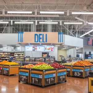 Walmart, remodel, new interior, corporate branding, retail store, grocery store, big box store